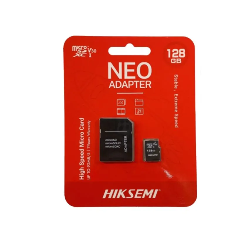 MicroSD HIKSEMI 128Gb NEO c/Adap
