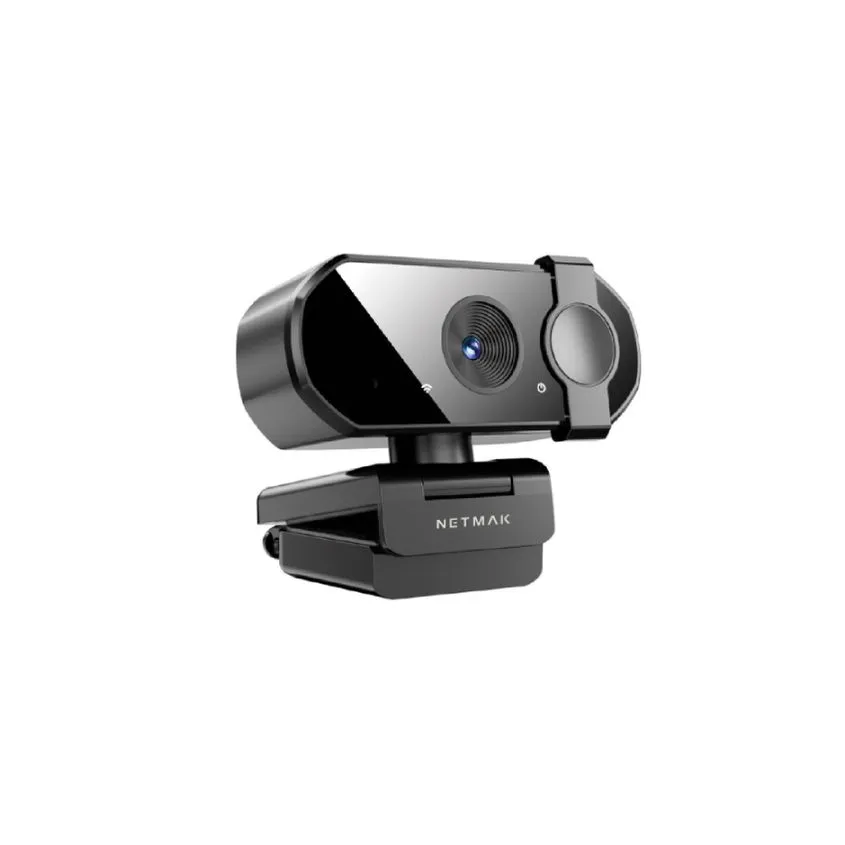 Web Cam 1080p c/ Cubre Lente Webcam Netmak