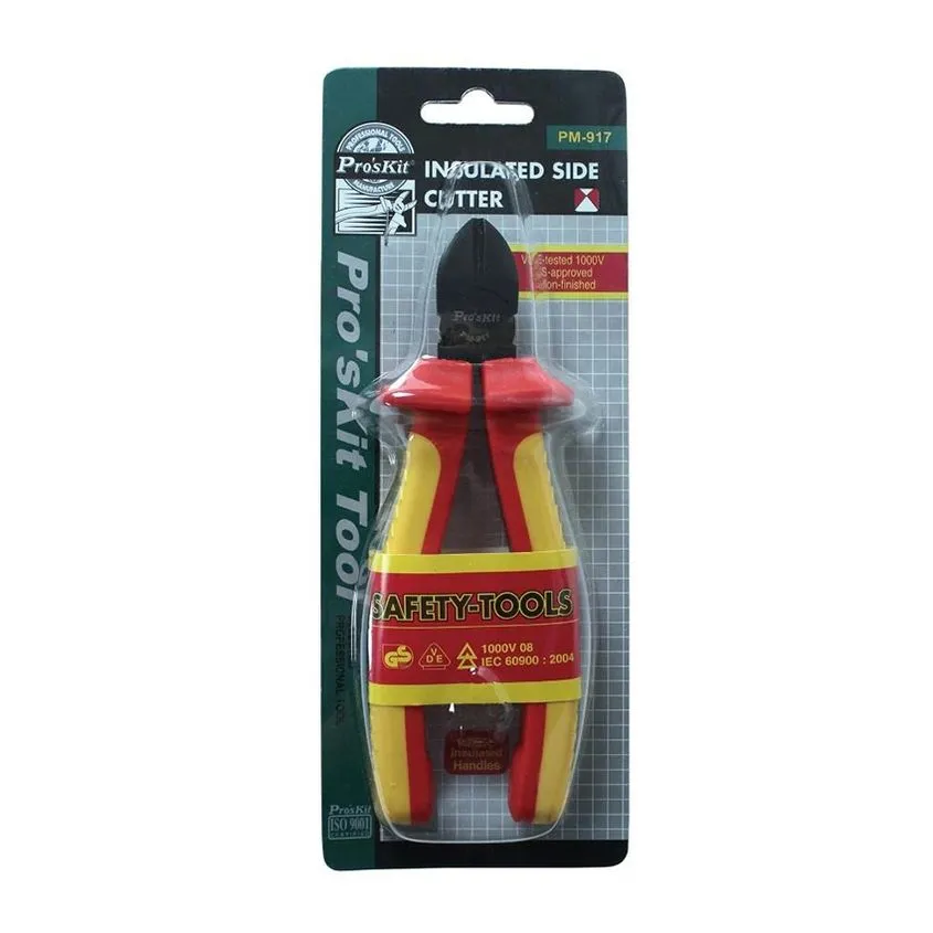 Alicate Aislado Electricidad 1000V 160mm Proskit PM-917
