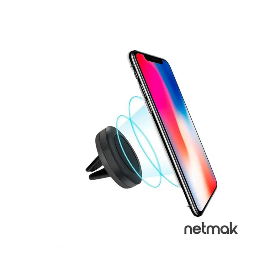 Soporte Celular Universal para Auto Magnetico Netmak Rejilla
