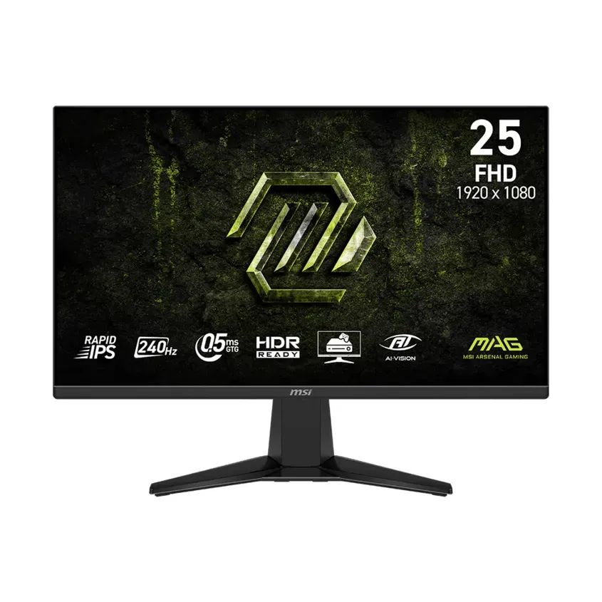 Monitor MSI MAG 255F X24 24.5" Full HD HDR 240 Hz Ficha USA
