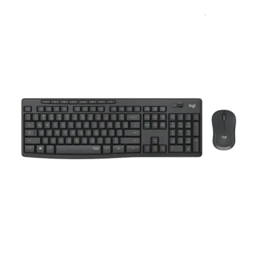 Combo Teclado Mouse Logitech Wireless Silent Black