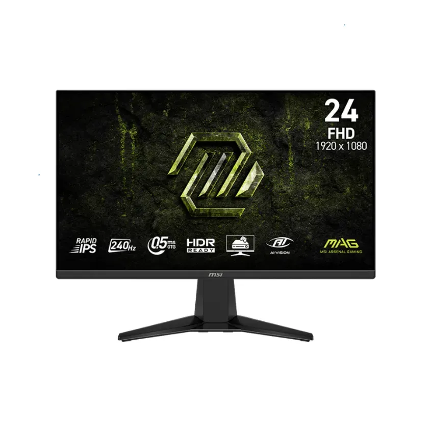 Monitor Gamer Msi 24" Mag 245f Fhd Rapid Ips 240hz 0.5ms 2xhdmi + 1xdp (ii)