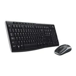 Combo Teclado Multimedia + Mouse Wireless Usb Nano Logitech