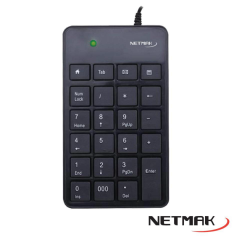 Mini Teclado Numerico Multimedia USB Netmak