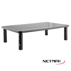 Soporte Elevador de Monitor y Laptop 3 niveles Netmak