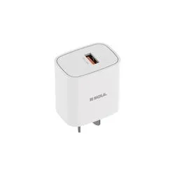 Cargador Viajero Usb 2.4A c/ Cable Lightning Blanco Soul