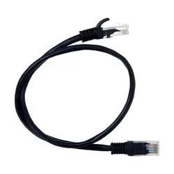 Patchcord Noganet 50cm Negro Cat. 5e