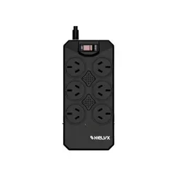 Estabilizador Kelyx 6 Tomas Max. 600w 150-270v Surge Protection 1mt